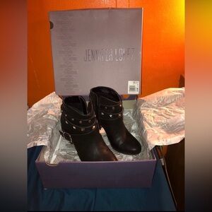 Jennifer Lopez high heel strappy boots size WMS 5 med